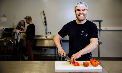 Een blik in de keuken van Traiteur Claessens André uit Zaventem.